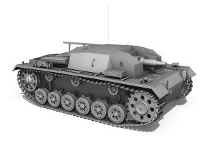 stug iii - ausf a Modelo 3D