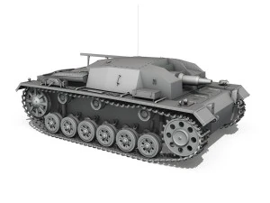 stug iii - ausf a 3D Model
