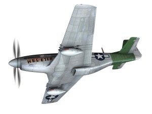 north american p 51d - heleter Modelo 3D