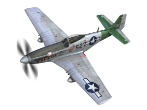 north american p 51d - heleter 3D Model