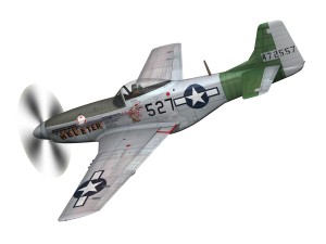 north american p 51d - heleter Modelo 3D
