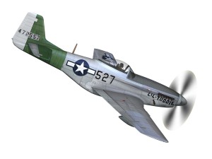 north american p 51d - heleter Modelo 3D