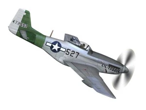 north american p 51d - heleter 3D Model