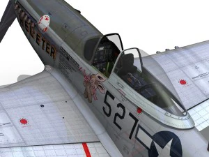 north american p 51d - heleter 3D Model