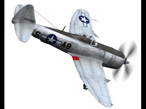republic p47 thunderbolt - daddy rabbit Modello 3D