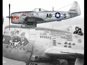 republic p47 thunderbolt - daddy rabbit 3D Model