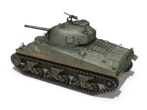m4a2 sherman - colorado 3D Model