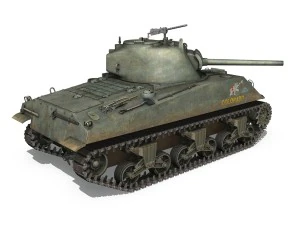 m4a2 sherman - colorado 3D Model
