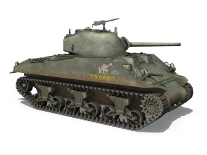 m4a2 sherman - colorado 3D Model