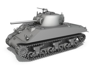 m4a2 sherman - colorado 3Dモデル