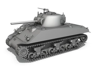 m4a2 sherman - colorado 3D Model
