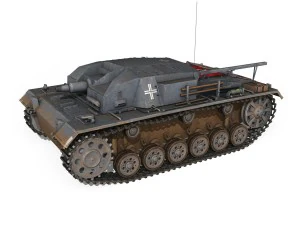 stug iii - ausfa - lah 3D Model