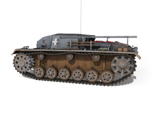 stug iii - ausfa - lah Modello 3D