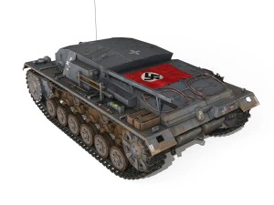 stug iii - ausfa - lah 3D Model