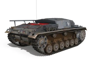 stug iii - ausfa - lah 3D Model