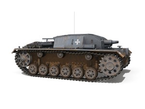 stug iii - ausfa - lah Modello 3D