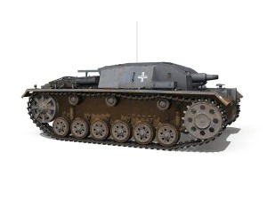 stug iii - ausfa - lah 3D Model