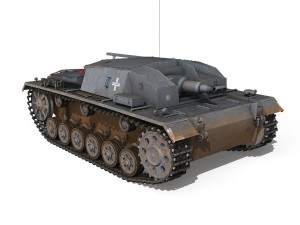 stug iii - ausfa - lah Modello 3D