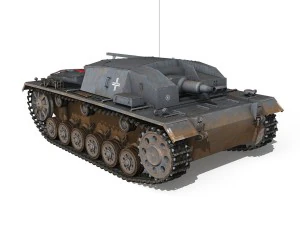 stug iii - ausfa - lah 3D Model