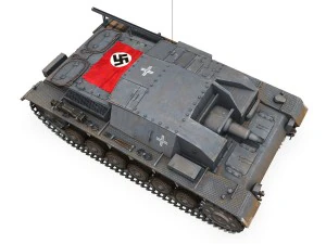 stug iii - ausfa - lah 3D Model