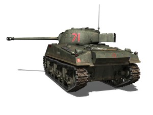 sherman mk vc firefly - carole Modello 3D