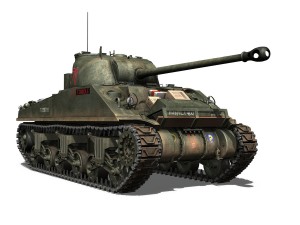 sherman mk vc firefly - carole Modello 3D