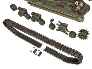 sherman mk vc firefly - carole Modello 3D