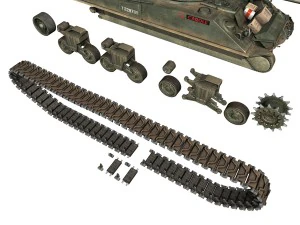 sherman mk vc firefly - carole 3D Model