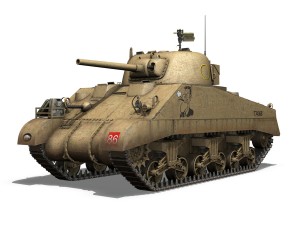 m4 sherman mkiii early production 3D Model