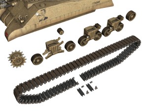 m4 sherman mkiii early production 3D Model