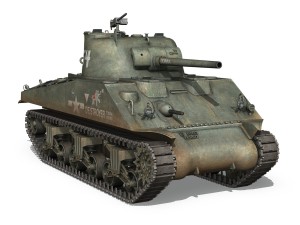 m4a2 sherman - destroyer Modello 3D