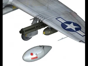 republic p-47d thunderbolt chief seattle 3D Model