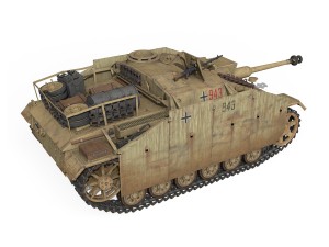 stug iii ausf g 943 early production 3D Model