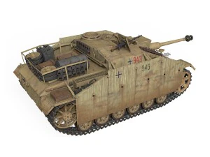Stug III Ausf G 943, fr&uuml;he Produktion 3D Modell
