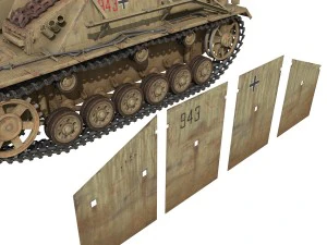 Stug III Ausf G 943, fr&uuml;he Produktion 3D Modell