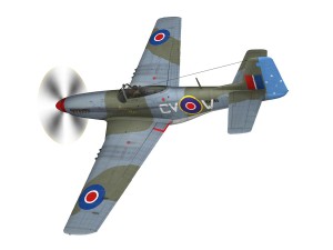 north american p-51k mustang mk iv anita raaf 3D मॉडल
