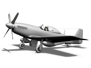 north american p-51k mustang mk iv anita raaf 3D मॉडल