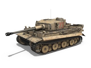 panzer vi - tiger - 731 - early production 3D Model