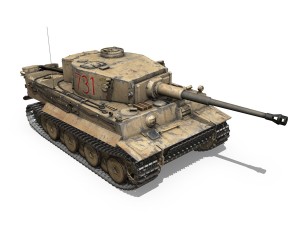 panzer vi - tiger - 731 - early production 3D Model