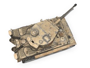 panzer vi - tiger - 731 - early production 3D Model