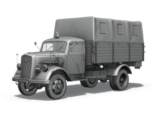 opel blitz - 3t cargo truck 3Dモデル