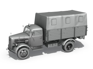 opel blitz - 3t cargo truck 3Dモデル