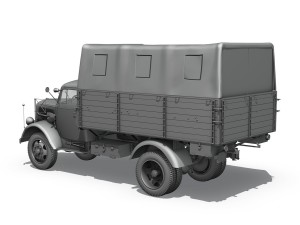 opel blitz - 3t cargo truck 3Dモデル