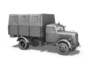opel blitz - 3t cargo truck 3Dモデル