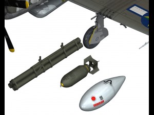 republic p-47d thunderbolt - brazilian air force 3D Model