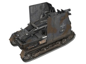 sturmpanzer1 bison 1 pzdiv Model 3D
