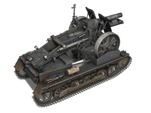 sturmpanzer1 bison 1 pzdiv Model 3D