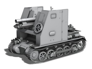 sturmpanzer1 bison 1 pzdiv Model 3D