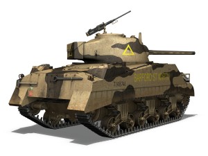 m4 sherman mk iii barford st martin Modello 3D