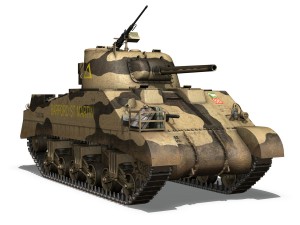 m4 sherman mk iii barford st martin Modello 3D